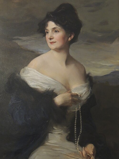 Portrait de la Vicomtesse de Fontenay (1870-1952), femme de l'ambassadeur de France, 1913, Philip Alexius de László