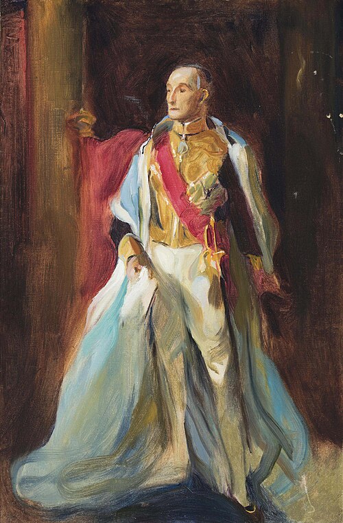 Preparatory sketch of Sir Daniel Rufus Isaacs (1860-1935), 1st Marquess of Reading and Viceroy of In, 1926, Philip Alexius de László