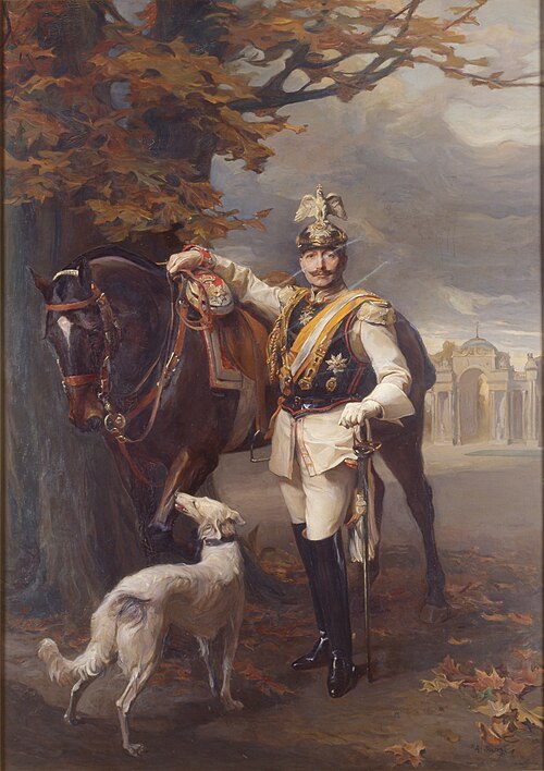 Kaiser Wilhelm II, in the background the Communs, 1911, Philip Alexius de László