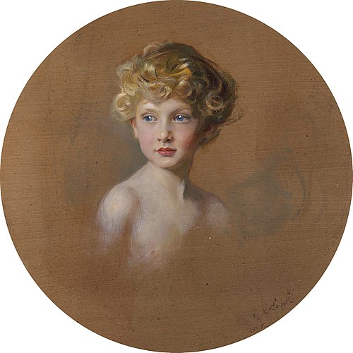 Richard Crewe-Milnes, Earl of Madeley, 1914, Philip Alexius de László