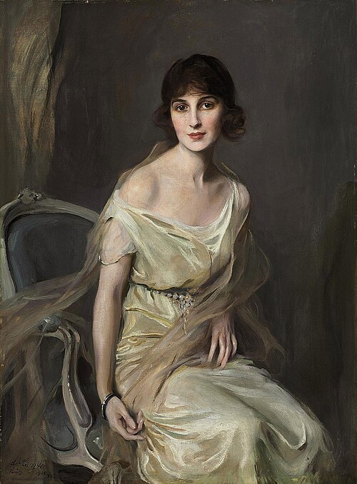 Portrait of Doña María Mercedes de Alvear, 1921, Philip Alexius de László
