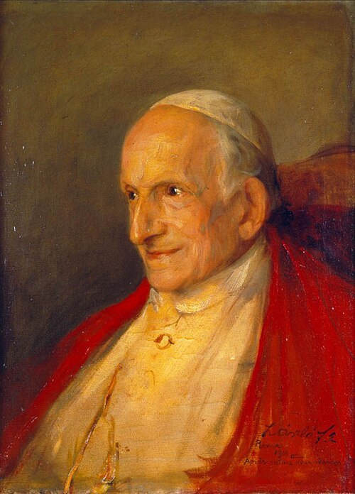 Portrait of Leo XIII, 1900, Philip Alexius de László