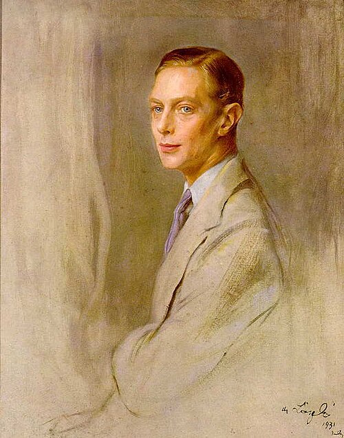 Prince Albert, Duke of York, 1931, Philip Alexius de László