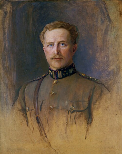 Portrait en buste du roi Albert Ier, 1934, Philip Alexius de László