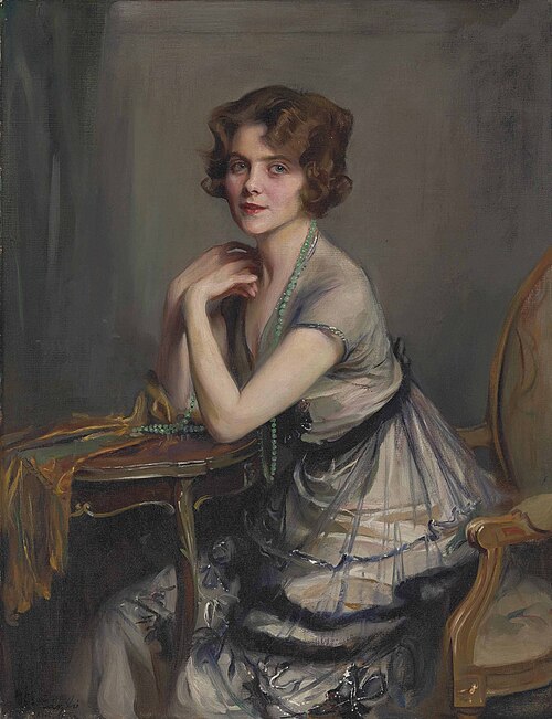 Portrait of Winnie Melville, Mrs Derek Oldham, 1920, Philip Alexius de László