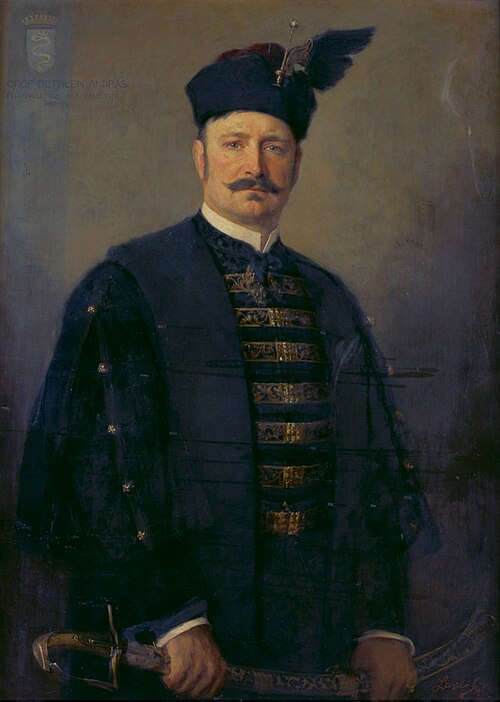 Portrait of András Bethlen, 1896, Philip Alexius de László