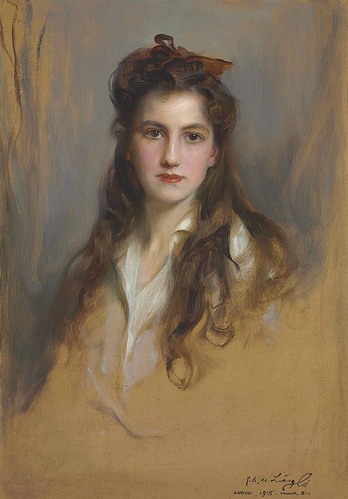Portrait of Princess Nina Georgievna (1901–1974), 1915, Philip Alexius de László