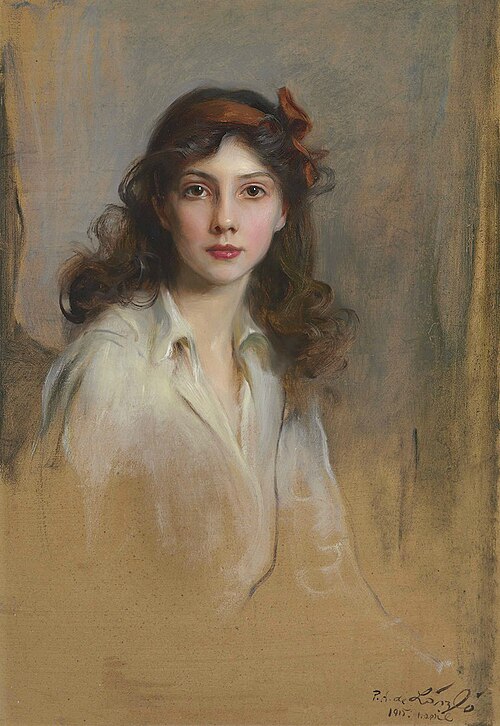 Portrait of Princess Xenia Georgievna (1903–1965), 1915, Philip Alexius de László