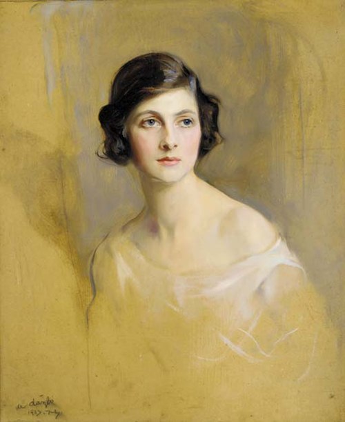 Portrait of Lady Rachel Cavendish, later Viscountess Stuart of Findhorn, 1923, Philip Alexius de László