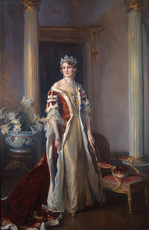 Portrait of Lady Helen Percy, Dowager Duchess of Northumberland, 1937, Philip Alexius de László
