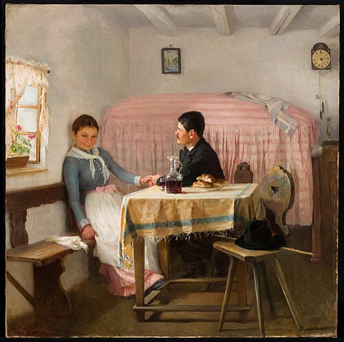 Serious Question, 1893, Philip Alexius de László