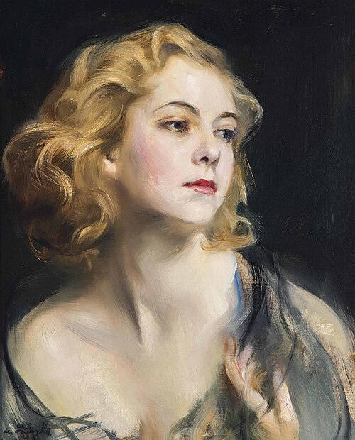 Portrait of Helen Beatrice Myfanwy Hughes, 1931, Philip Alexius de László