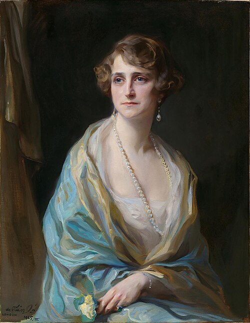 Portrait of Clarice de Rothschild, 1925, Philip Alexius de László