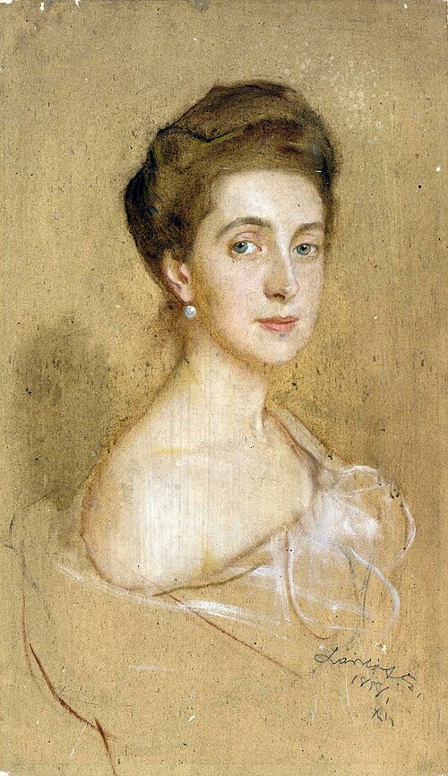 Portrait d'une dame à la perle, 1898, Philip Alexius de László