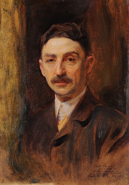 Portrait of Lajos Ernst, 1907, Philip Alexius de László