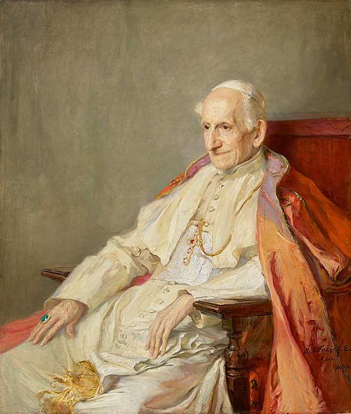 His Holiness Pope Leo XIII, 1900, Philip Alexius de László