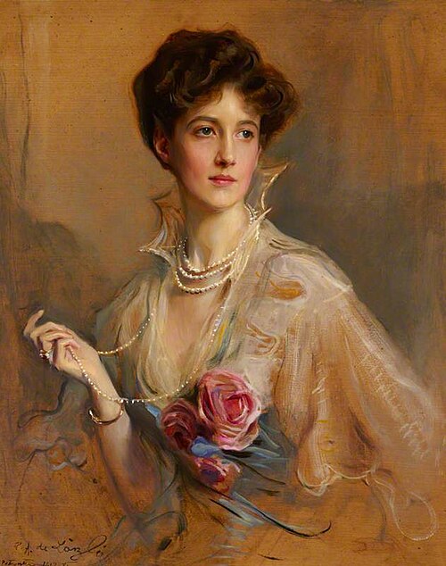 Violet Rawson, Lady Leconfield (1892-1956), 1915, Philip de László