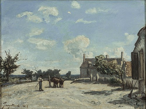Saint-Parize-le-Châtel, 1869, Johan Barthold Jongkind