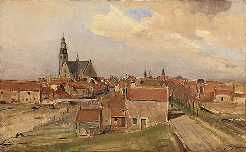 Ansicht von Maassluis, 1860, Johan Barthold Jongkind