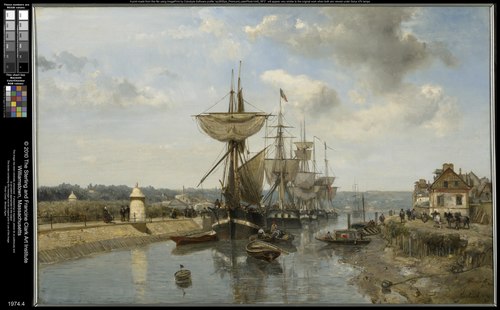 Frigates, 1852, Johan Barthold Jongkind