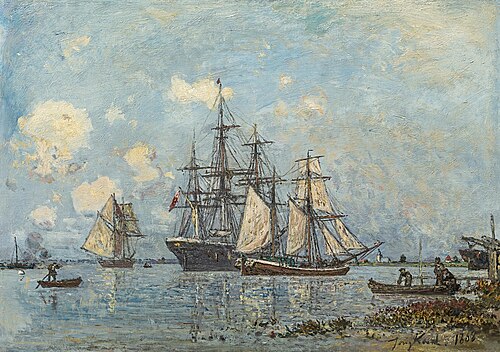 Environs d'Anvers, 1868, Johan Barthold Jongkind