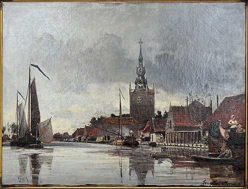 Vue d'Overschie, 1856, Johan Barthold Jongkind