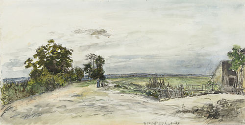 Landscape at Nevers, 1871, Johan Barthold Jongkind