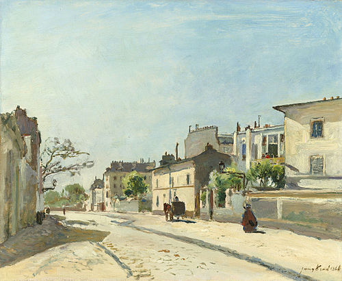 Rue Nôtre-Dame, Paris, 1866, Johan Barthold Jongkind