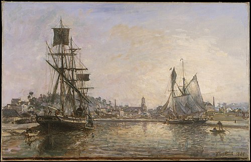 Honfleur, 1865, Johan Barthold Jongkind