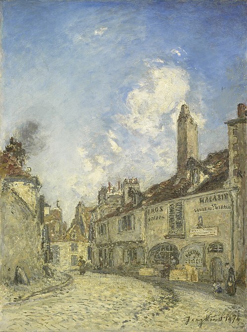 La Maison de Maître Adam Billaud à Nevers, 1874, Johan Barthold Jongkind