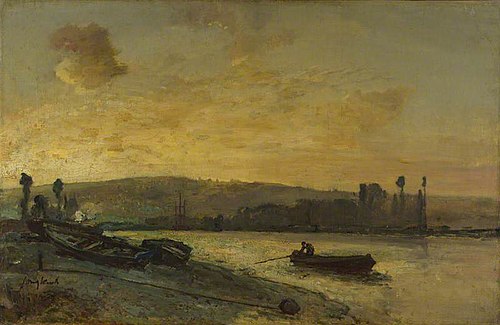 River Scene, 1870, Johan Barthold Jongkind