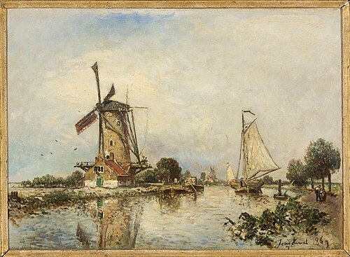 Bij  Overschie, 1869, Johan Barthold Jongkind