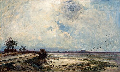 Dutch Landscape, 1862, Johan Barthold Jongkind