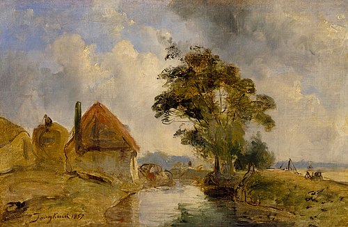 Environs of Breda, 1857, Johan Barthold Jongkind