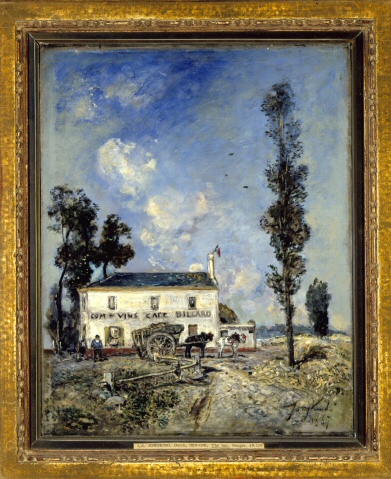 The Inn, 1867, Johan Barthold Jongkind