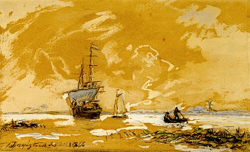Marine, 1866, Johan Barthold Jongkind