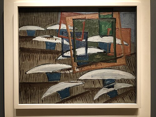 Boats, Gloucester, 1917, Stuart Davis