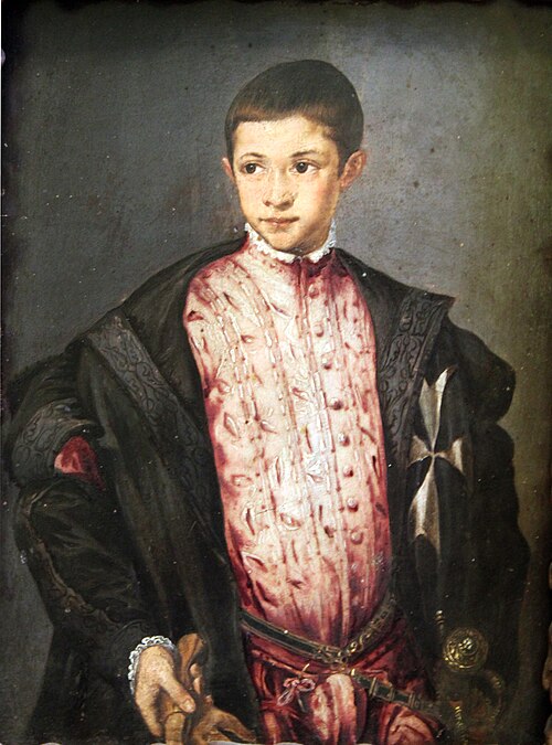Ranuccio Farnese (1530-1565) at the age of 12, 1544, Francesco Salviati