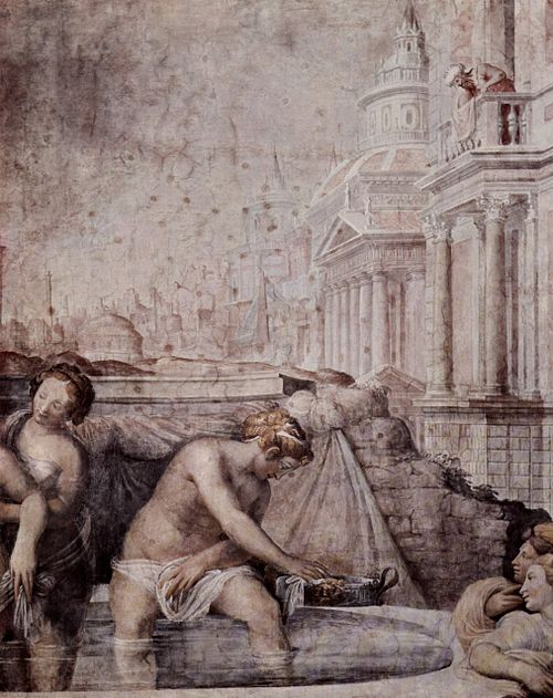 Bethsabée au bain, 1600, Francesco Salviati