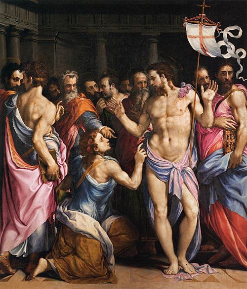 L'Incrédulité de saint Thomas, 1537, Francesco Salviati