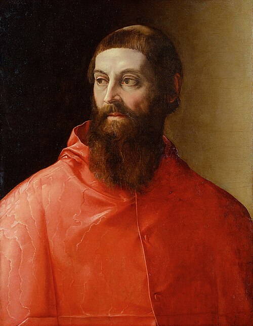 Cardinal Rodolfo Pio, 1545, Francesco Salviati