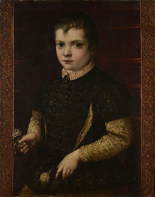 Portrait d'un garçon, 1540, Francesco Salviati