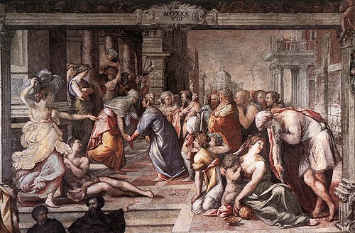 Visitation, 1538, Francesco Salviati