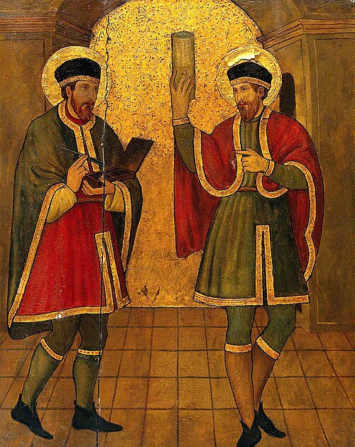 Saint Cosmas and Saint Damian, , Jaume Huguet
