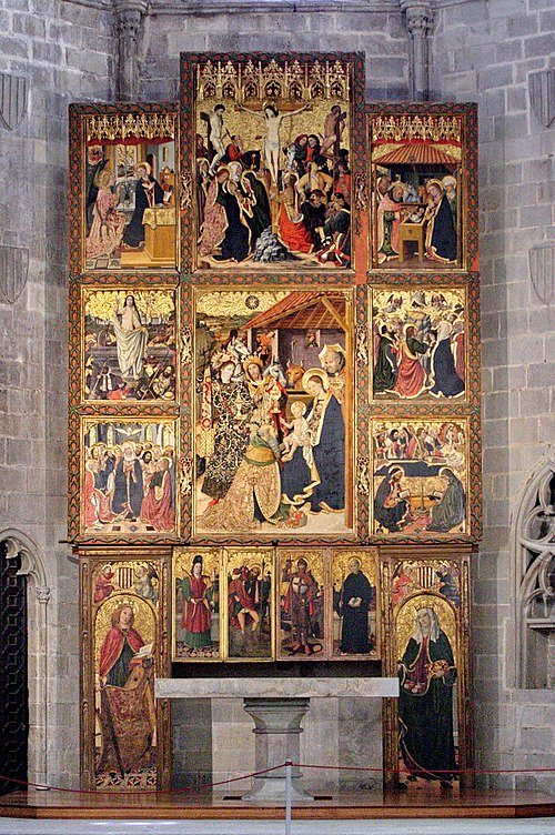 Retaule del Conestable, 1464, Jaume Huguet