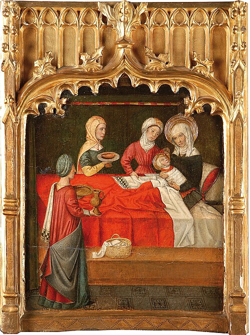 Birth of the Virgin, 1470, Jaume Huguet