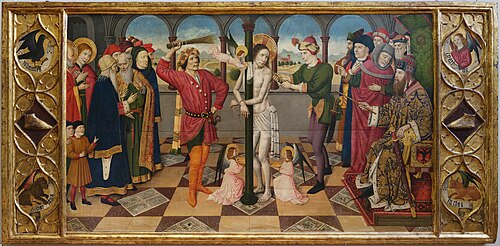 The Flagellation of Christ, 1457, Jaume Huguet