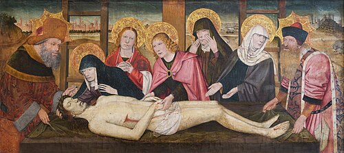 The Lamentation of Christ, 1440, Jaume Huguet