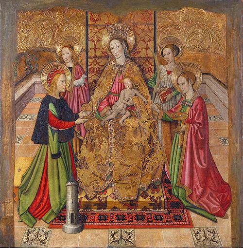 Virgin and Saints, 1455, Jaume Huguet