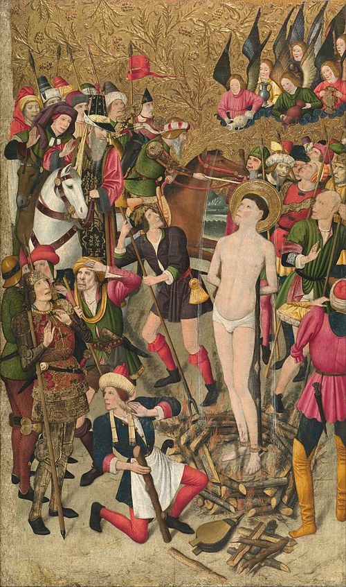 Saint Vincent at the Stake, 1455, Jaume Huguet